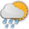 Cloudy Skies with moderate rain