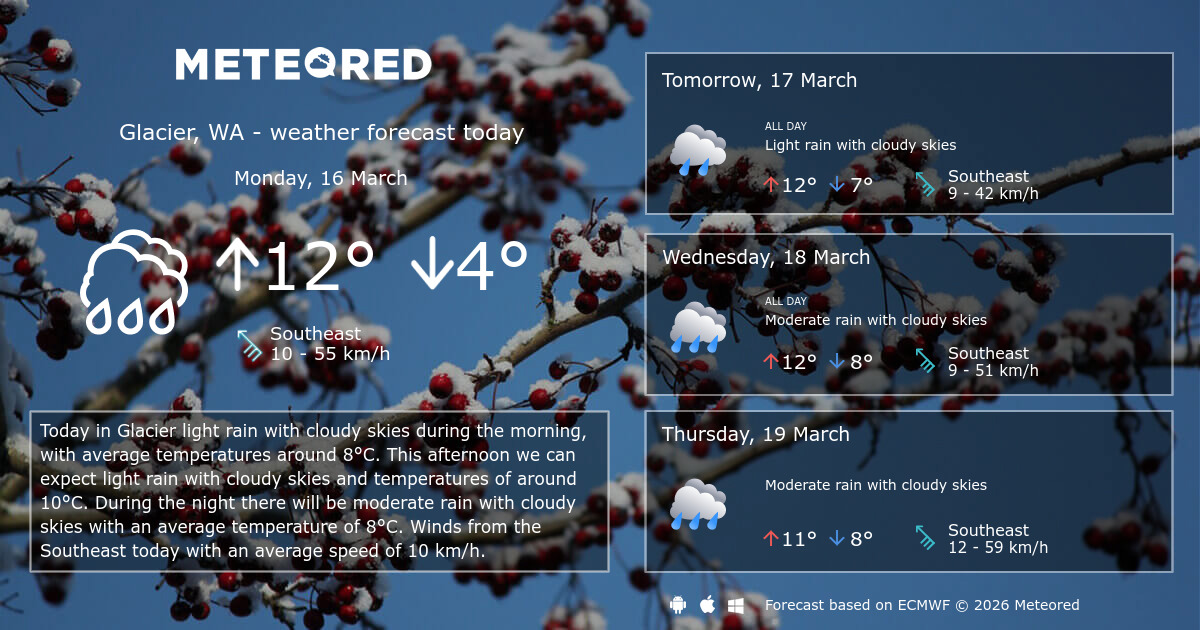 Weather Glacier, WA 14 days - Meteored Canada Weather Glacier, WA 14 days - Meteored Canada